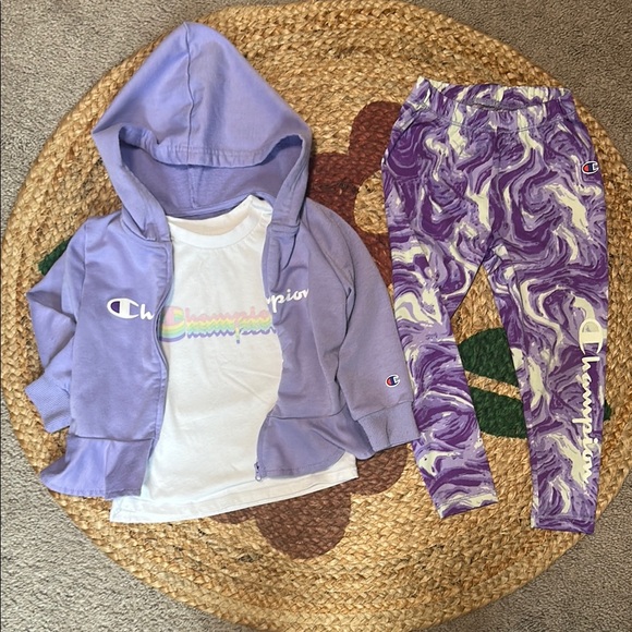 Champion Other - Champion Purple Hoodie and Leggings Set